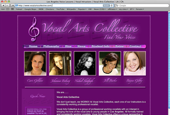 Vocal Arts Collective Portfolio Picture
